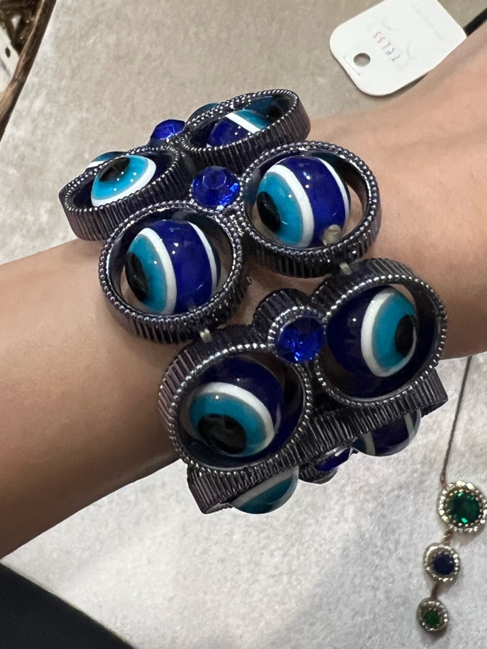 Coachella Evil Eye Double Strand Bracelet